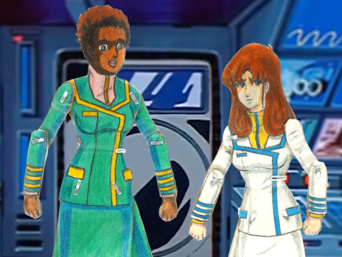 Robotech Claudia and Lisa