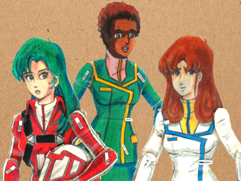 Robotech Ladies -Miriya, Lisa, Claudia